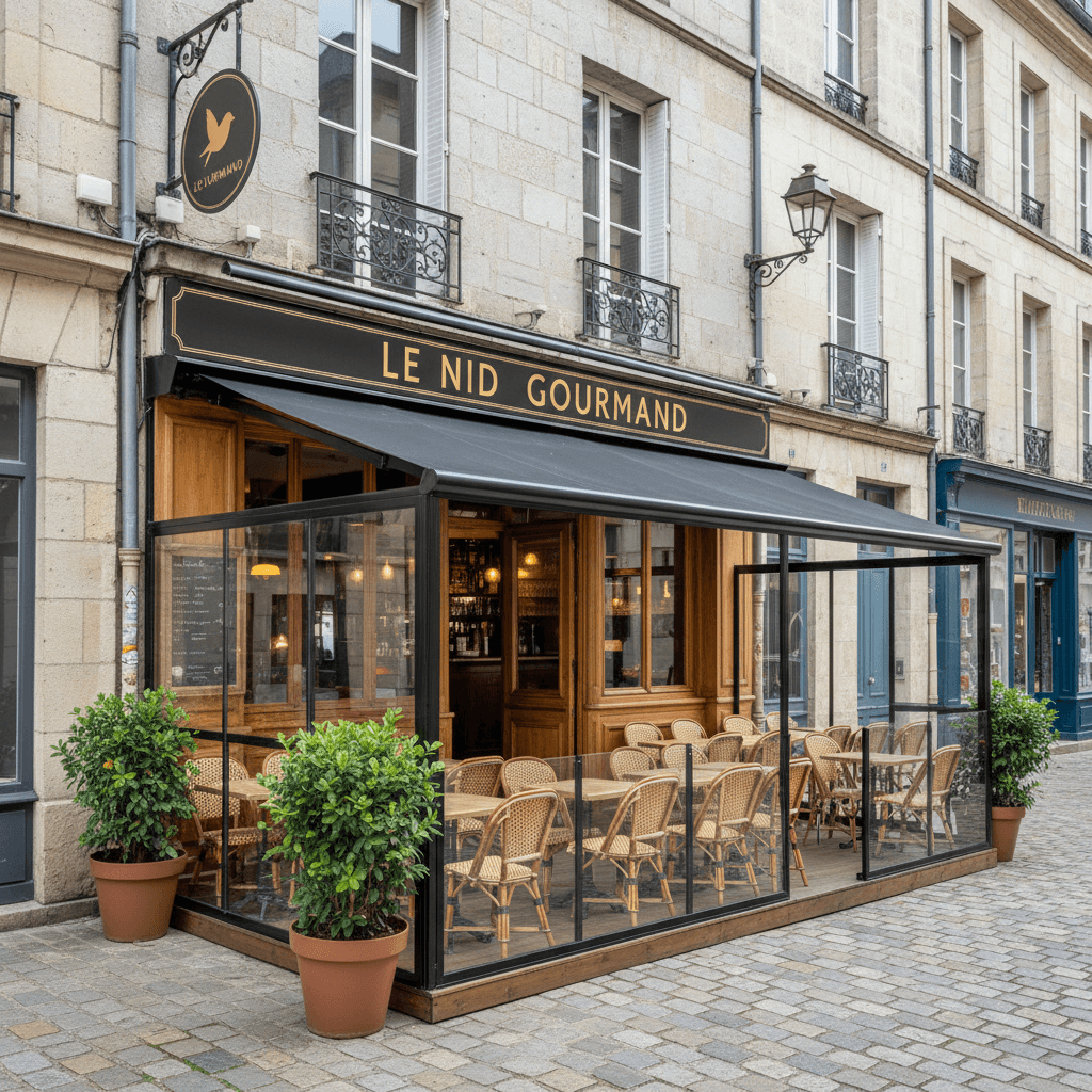 Restaurant 120m² à Nantes : terrasse - licence IV