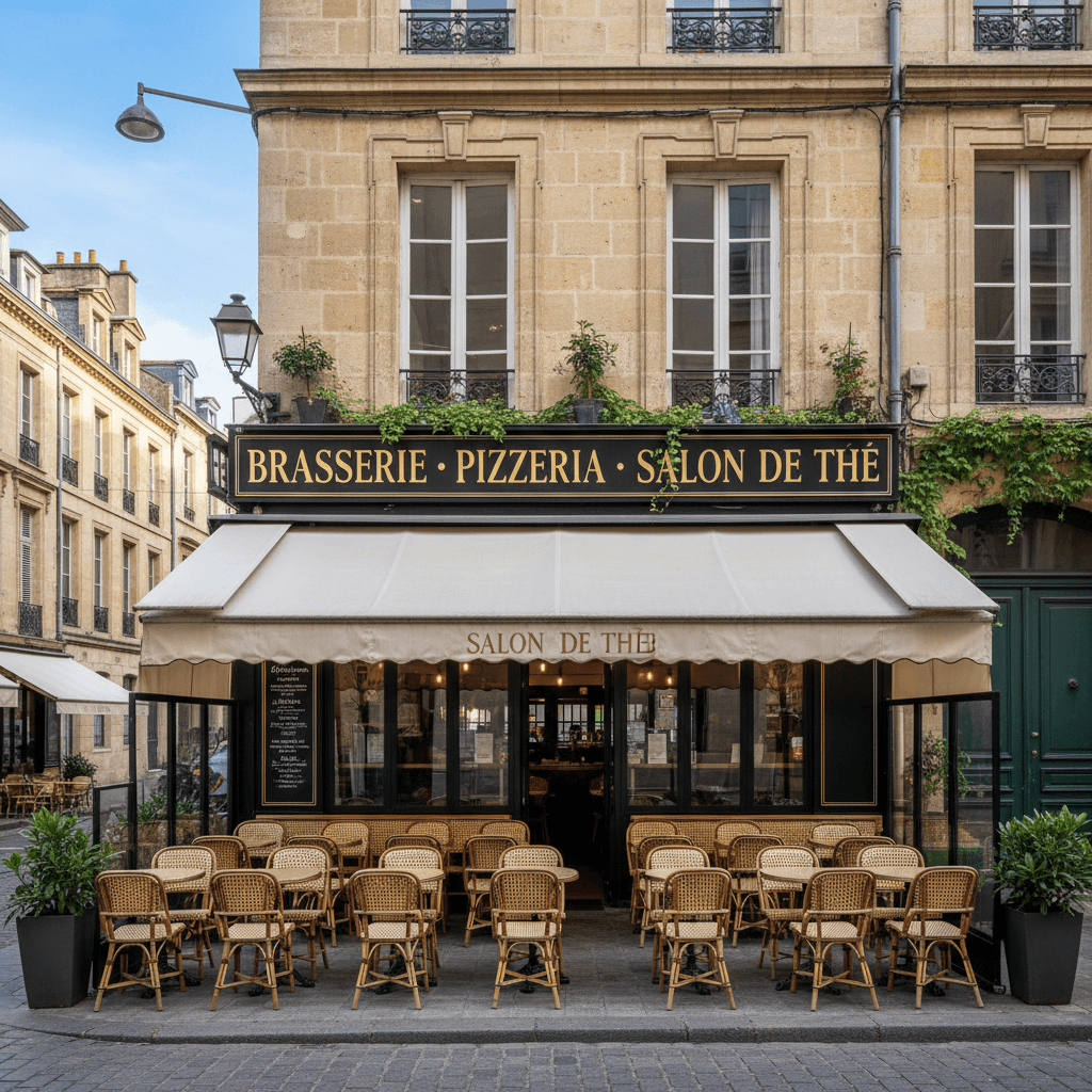 Bar-brasserie à Bordeaux : terrasse - licence IV