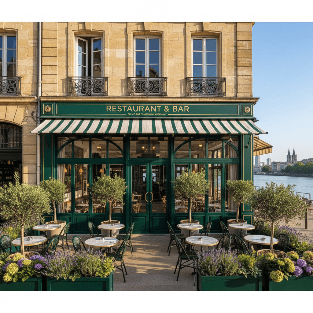 Restaurant à Bordeaux : terrasse - licence IV