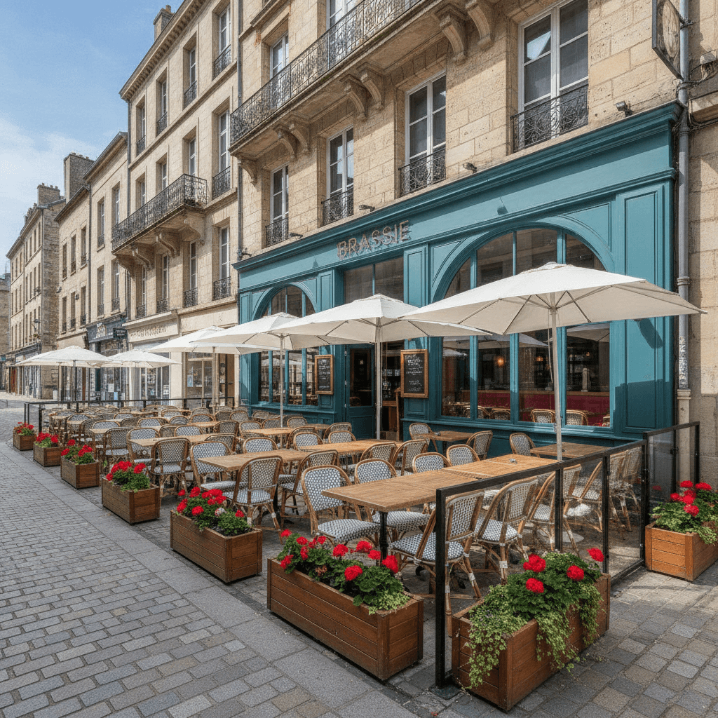 Bar-brasserie à Nantes : terrasse - licence IV