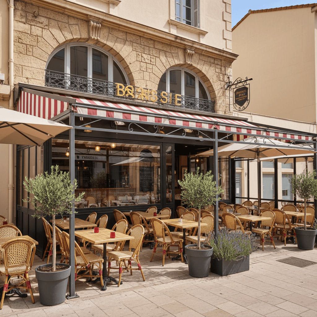 Bar-brasserie à Marseille : terrasse - licence IV
