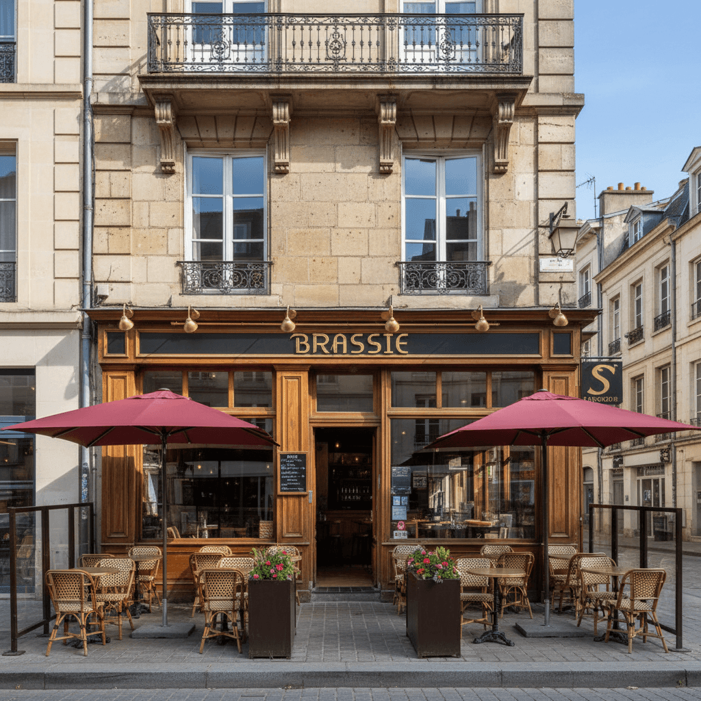 Bar-brasserie 72m² à Nantes : terrasse - licence IV