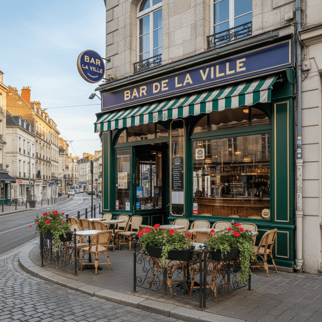 Bar-brasserie 225m² à Nantes : licence IV