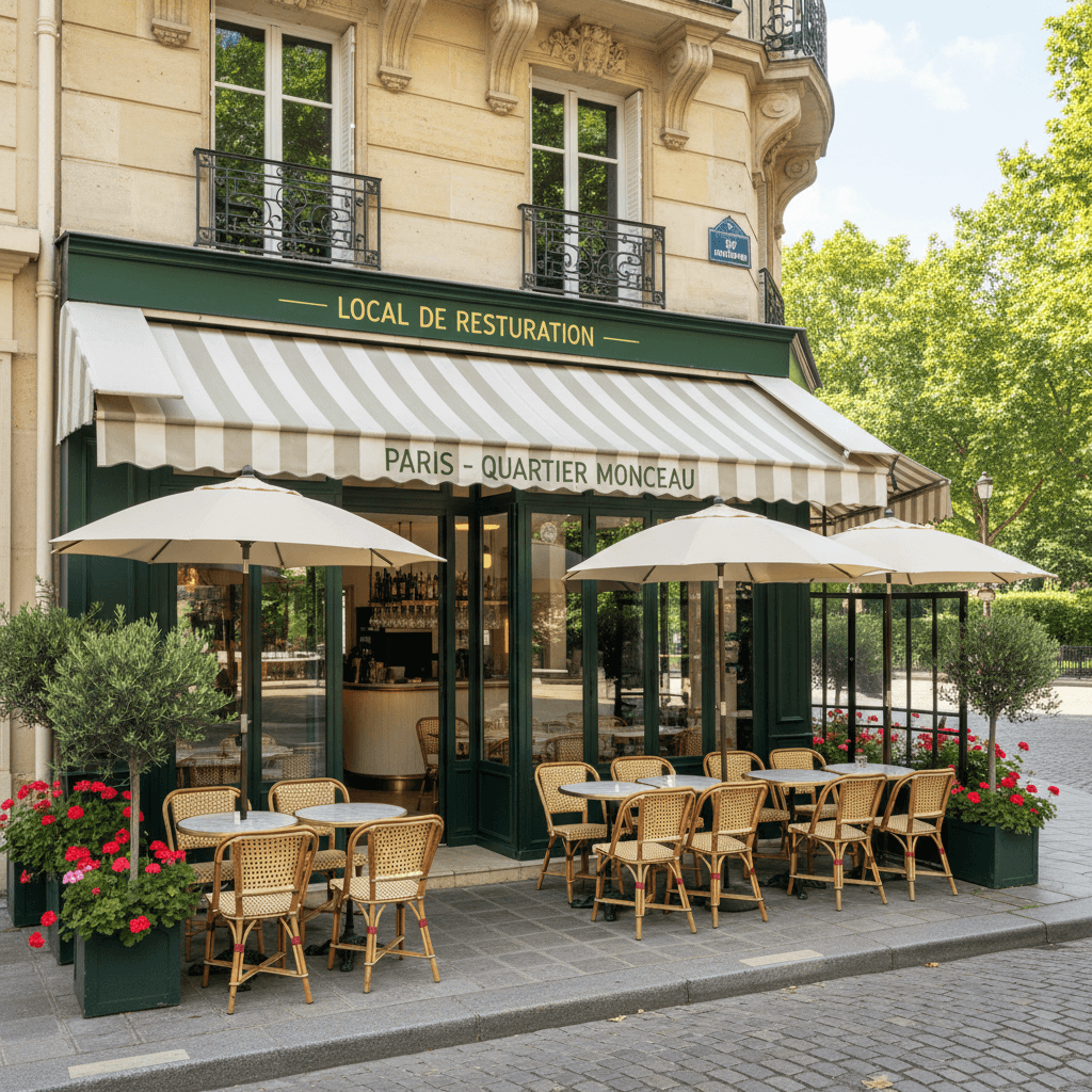 Local de Restauration à Paris - Quartier Monceau