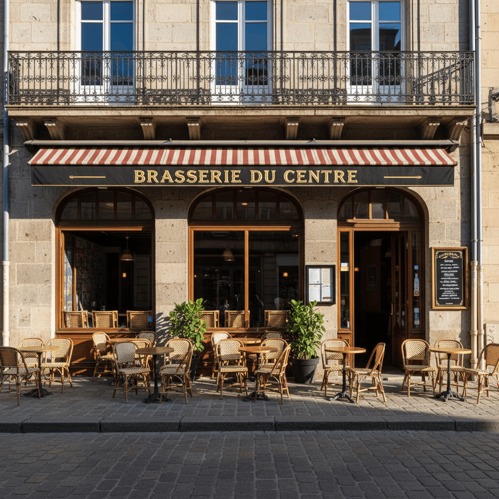 Bar-brasserie 100m² à Clermont-Ferrand : terrasse - licence IV