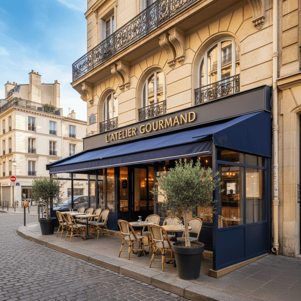 Restaurant à Marseille : terrasse - licence IV