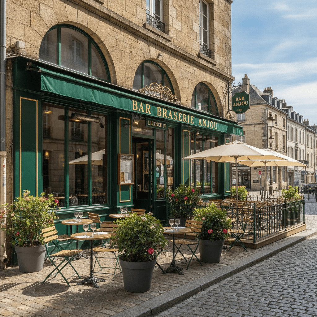 Bar-brasserie à Angers : terrasse - licence IV