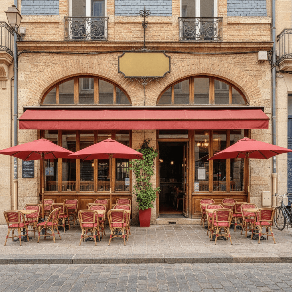 Bar-brasserie 45m² à Toulouse : terrasse - licence IV
