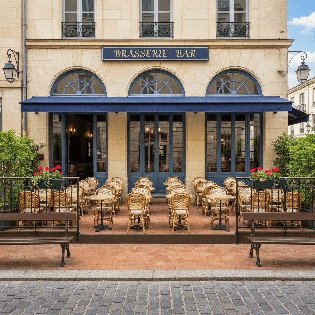 Bar-brasserie à Toulouse : terrasse - licence IV