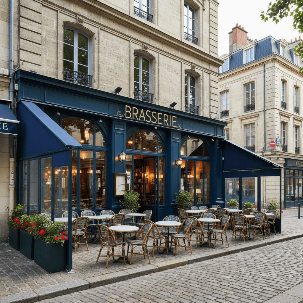 Bar-brasserie 290m² à Nantes : terrasse - licence IV