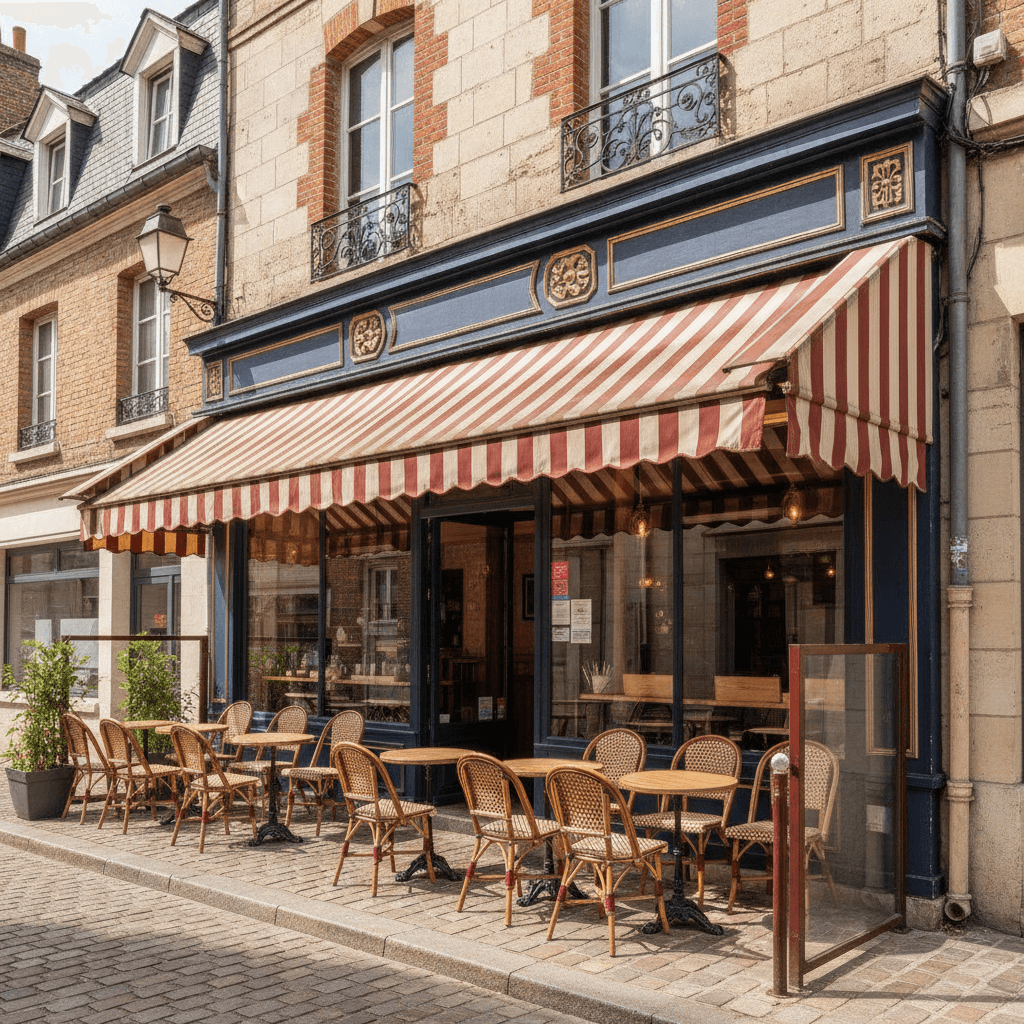 Fast-food 115m² à Lille : terrasse - licence IV