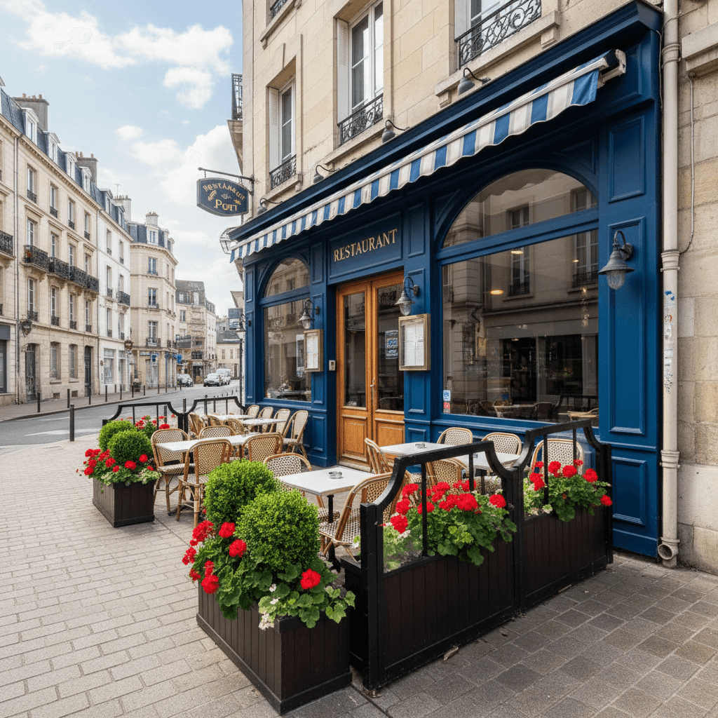 Restaurant 80m² à Le Havre : terrasse - licence IV