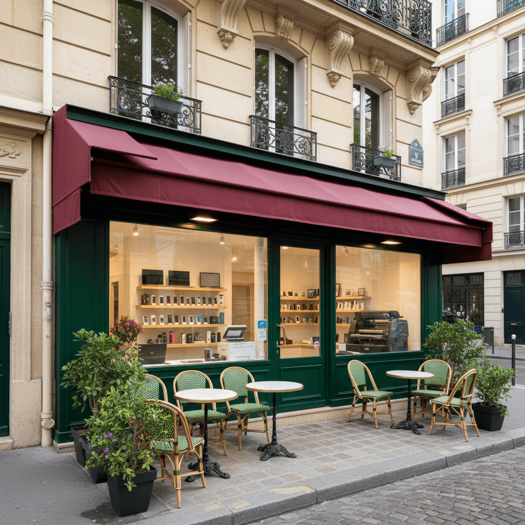 Local commercial de 52 m² avec terrasse à Paris