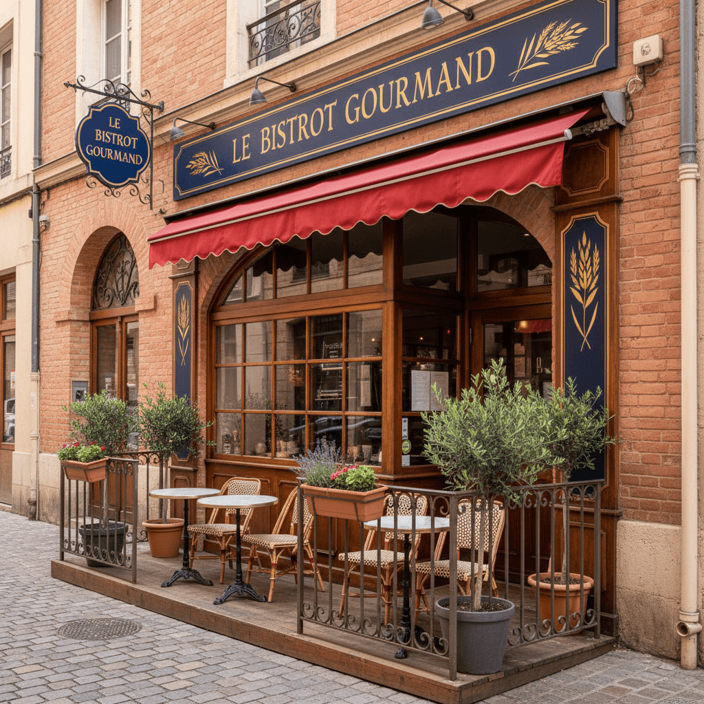 Restaurant 70m² à Toulouse : terrasse - extraction