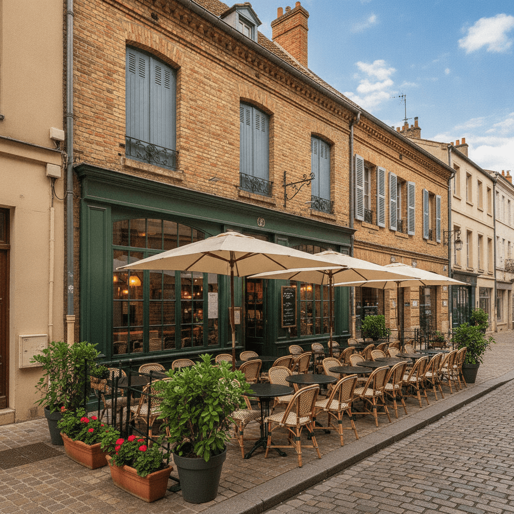 Restaurant 94m² à Toulouse : terrasse - licence IV