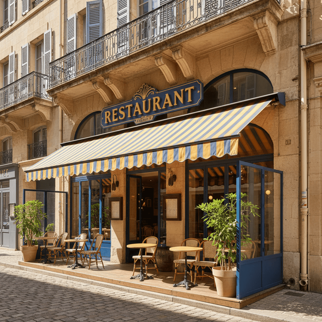Restaurant 135m² à Marseille : terrasse - licence IV