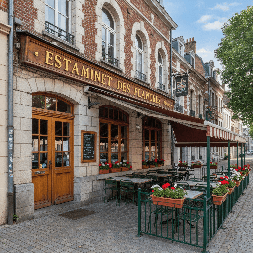 Restaurant 130m² à Lille : terrasse - licence IV