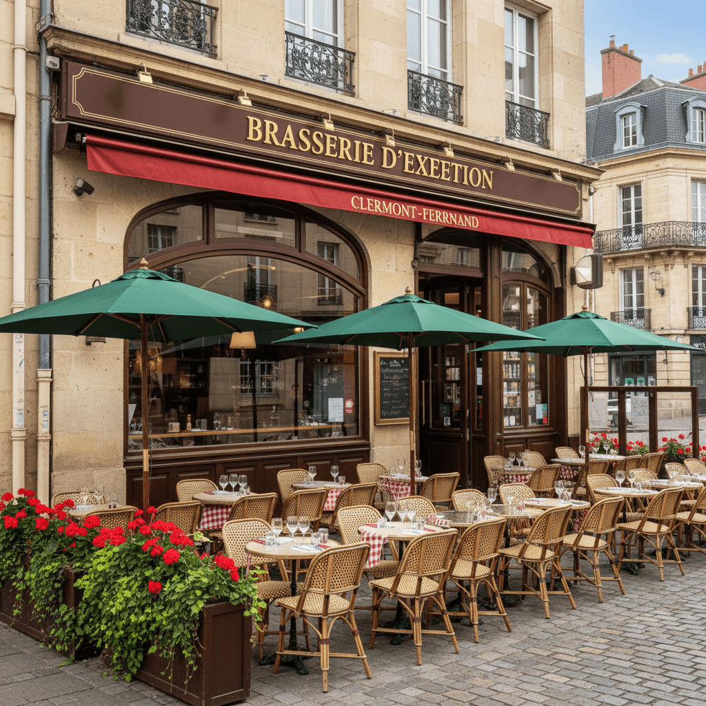 Bar-brasserie 250m² à Clermont-Ferrand : terrasse - licence IV