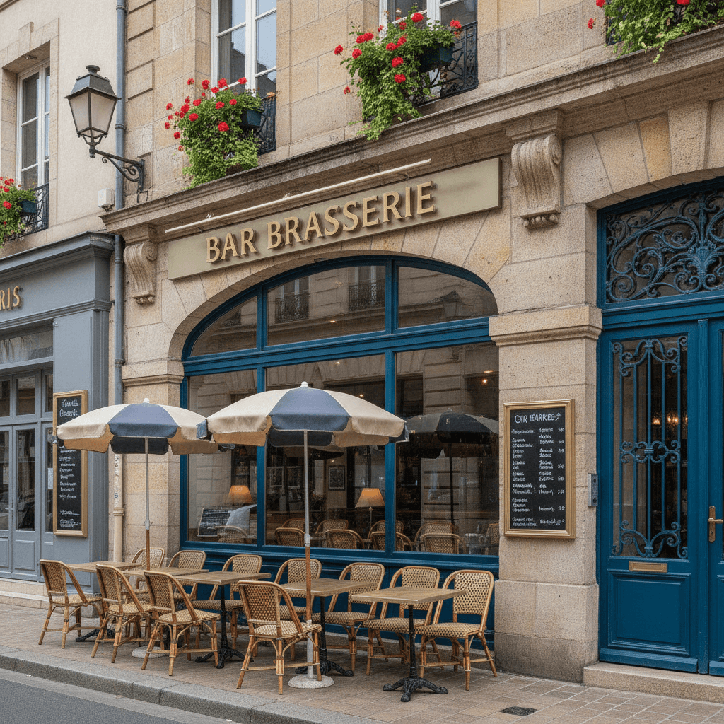 Bar-brasserie 120m² à Nantes : terrasse - licence IV