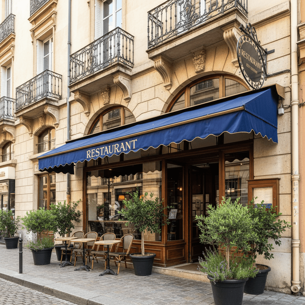 Restaurant 95m² à Lyon : terrasse - licence IV