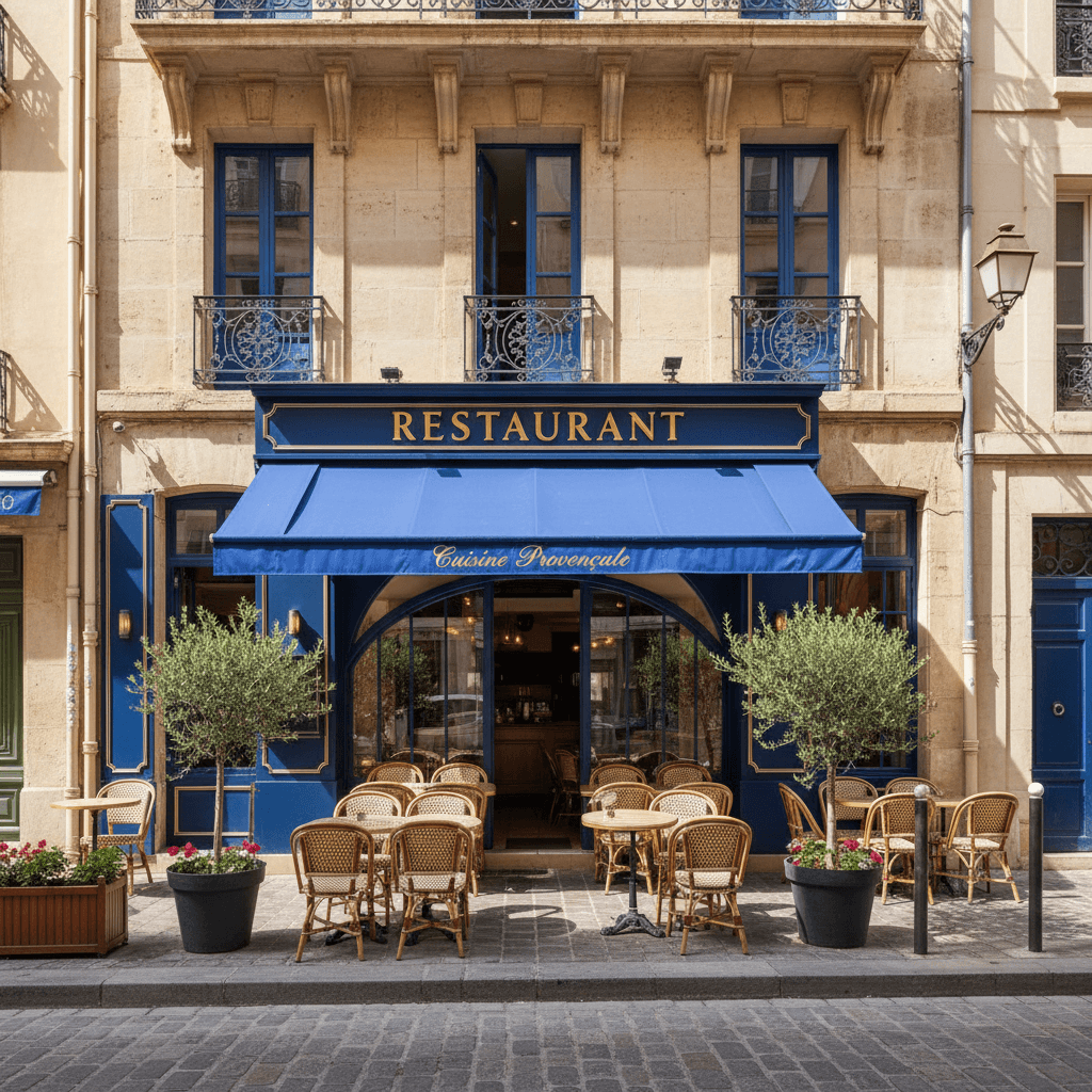 Restaurant 110m² à Marseille : terrasse - extraction
