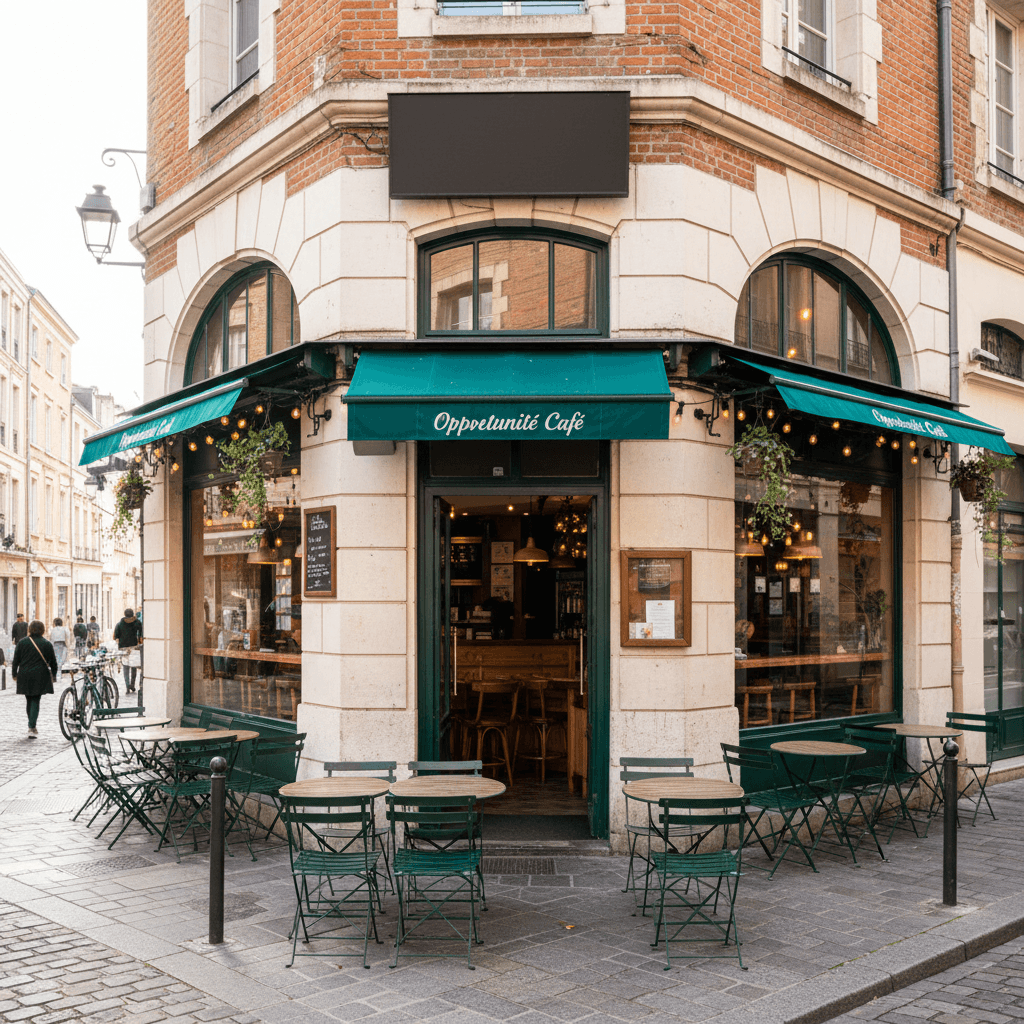 Bar-brasserie 110m² à Toulouse : terrasse