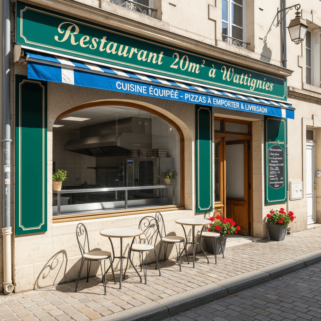 Restaurant 20m² à Wattignies : cuisine équipée