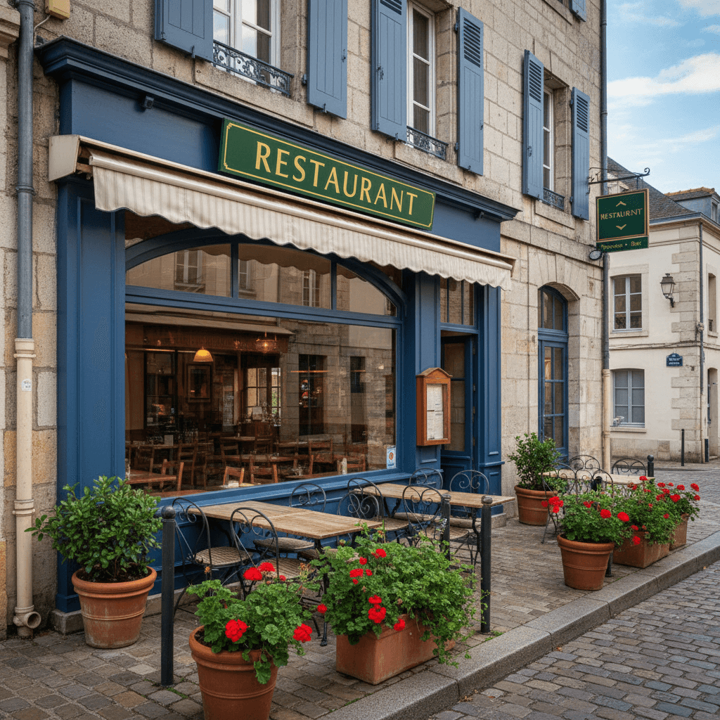 Restaurant 180m² à Nantes : terrasse - licence IV