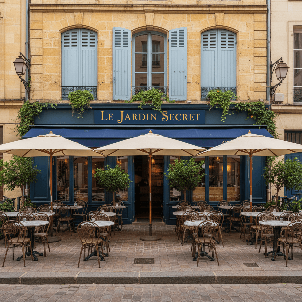 Restaurant 104m² à Bordeaux : terrasse