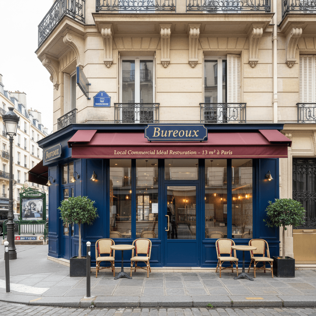 Local Commercial Idéal Restauration - 13 m² à Paris