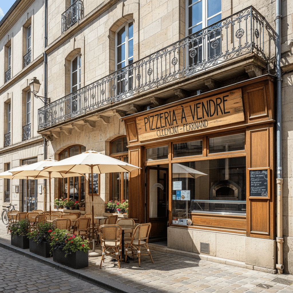 Fast-food 80m² à Clermont-Ferrand : terrasse - licence IV