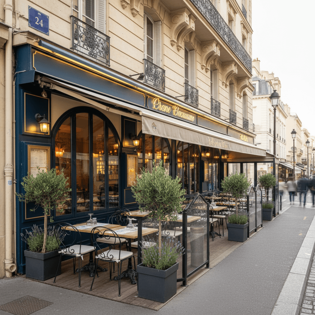Restaurant à Marseille : terrasse - licence IV