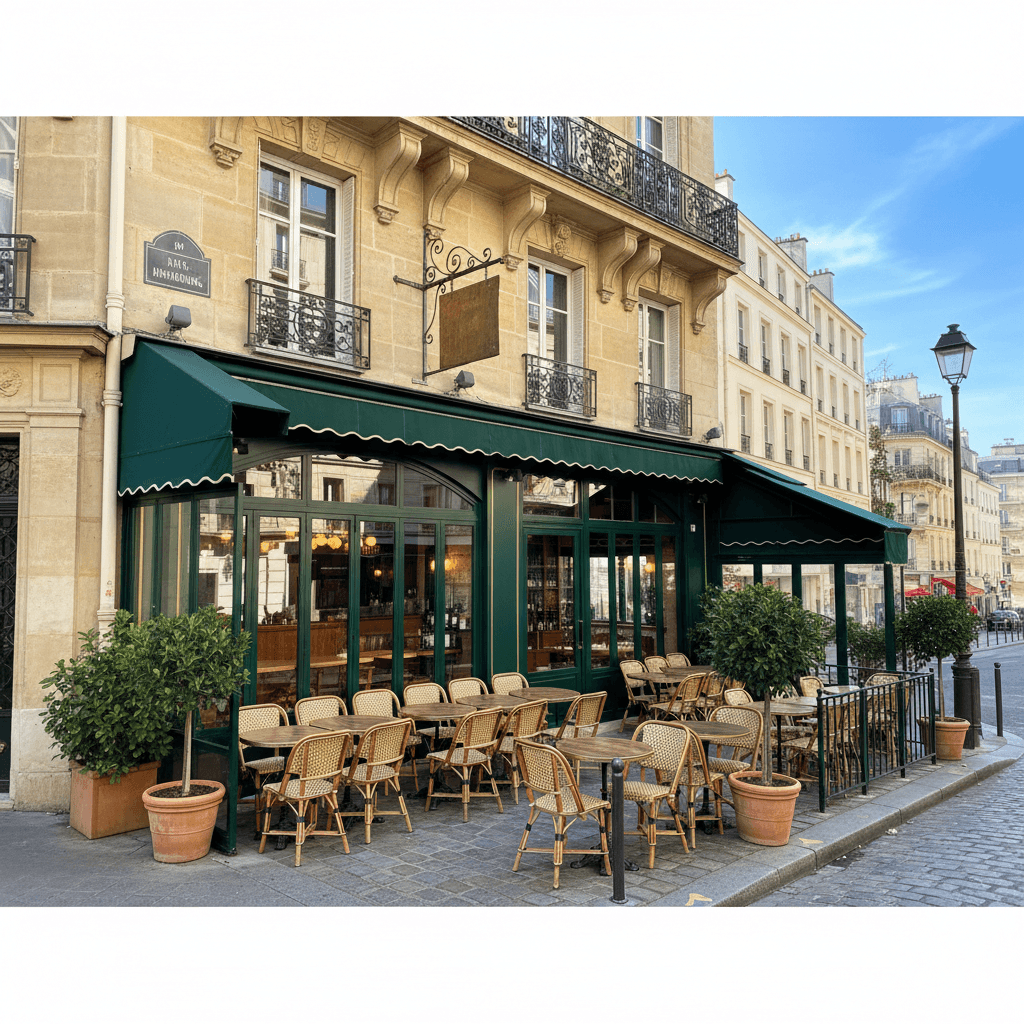 Restaurant clé en main à Paris, 130 m² avec terrasse