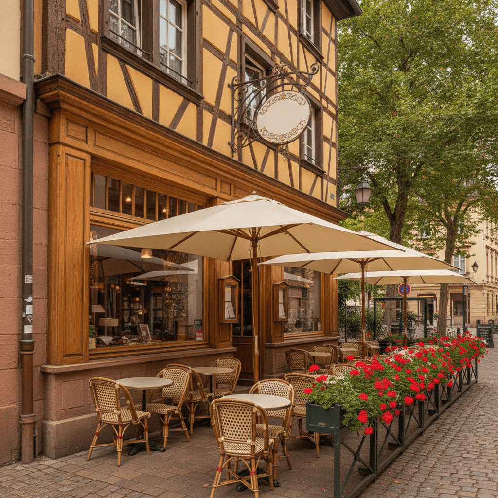 Restaurant 350m² à Strasbourg : terrasse - licence IV