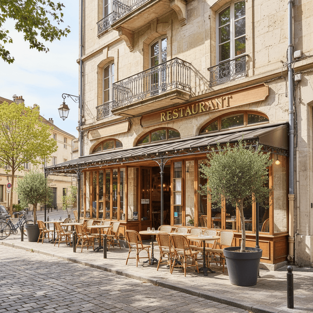 Restaurant 230m² à Montpellier : terrasse - licence IV