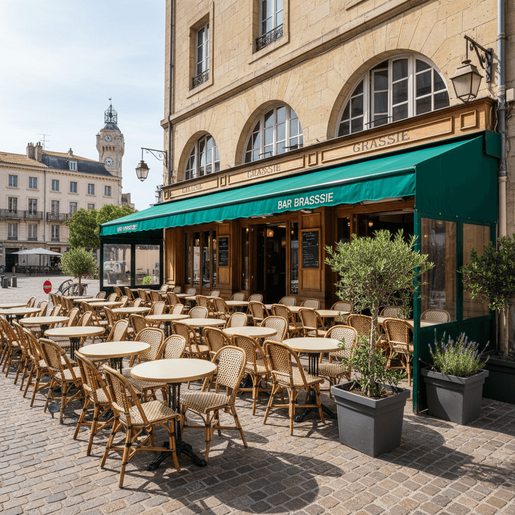 Bar-brasserie à Toulon : terrasse - licence IV