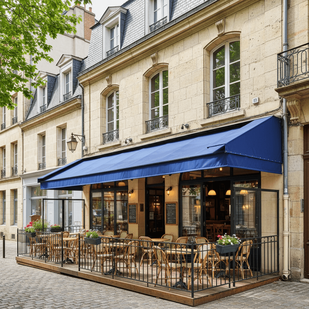 Bar-brasserie 150m² à Nantes : terrasse - licence IV