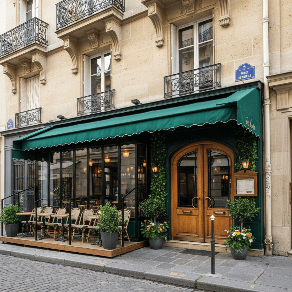 Restaurant 35 couverts à Paris : extraction - cuisine équipée