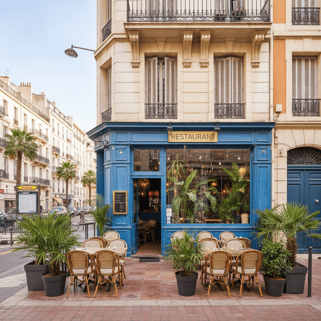 Restaurant à Marseille : terrasse