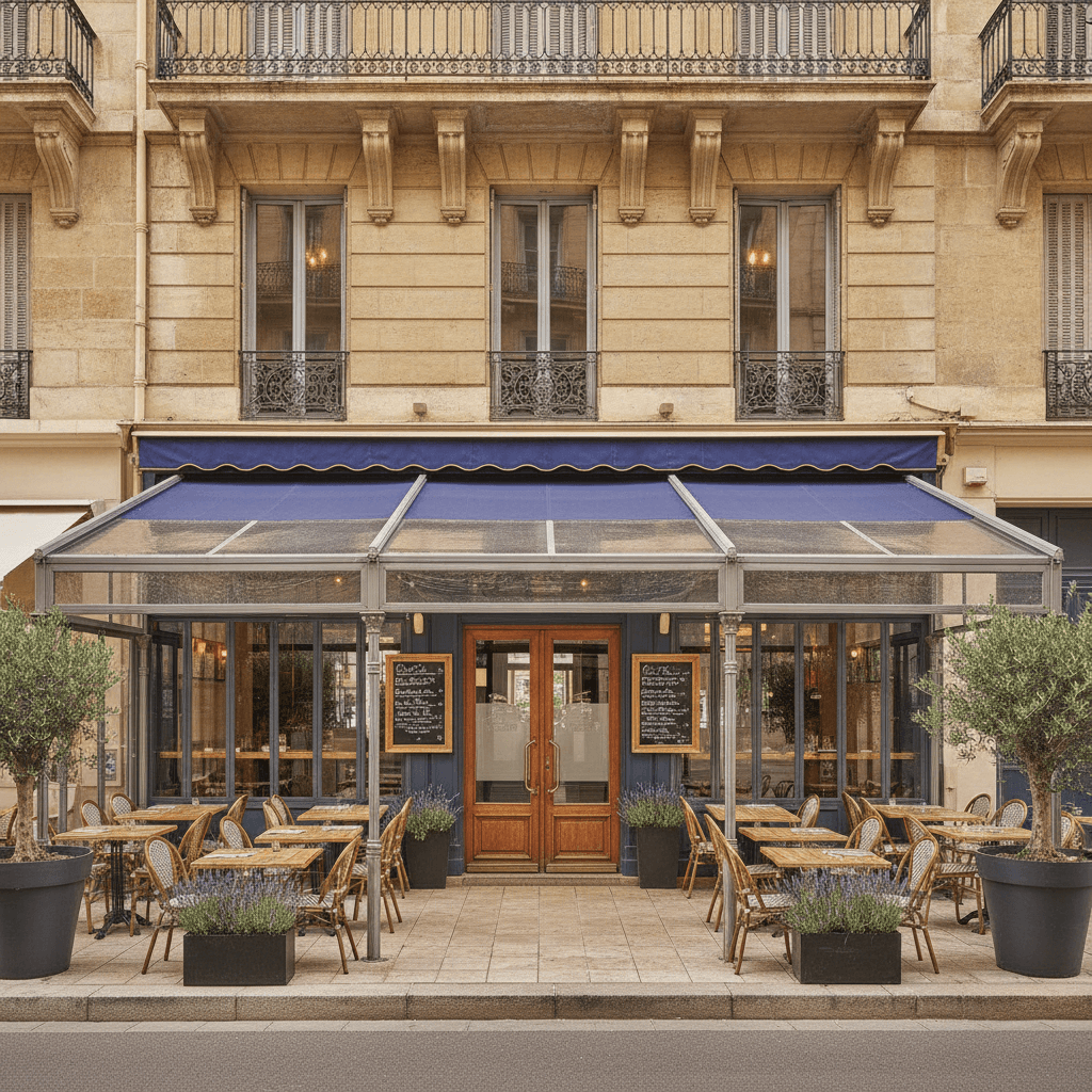 Restaurant 140m² à Marseille : terrasse - licence IV