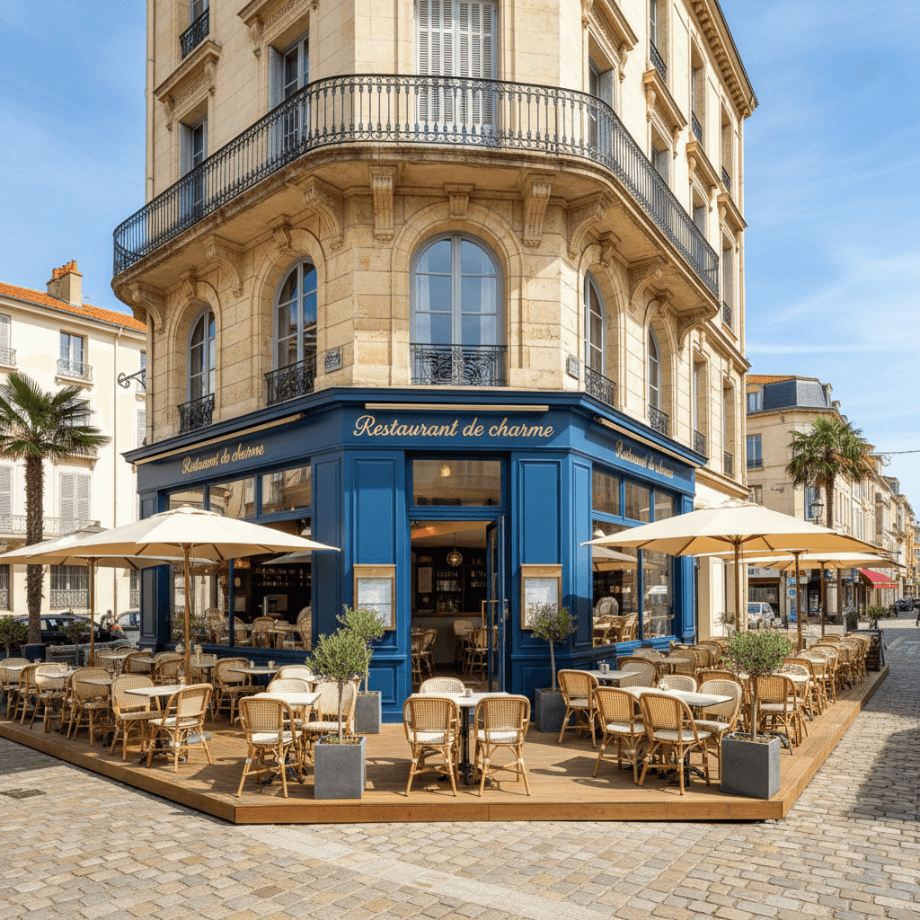 Restaurant à Toulon : terrasse - licence IV