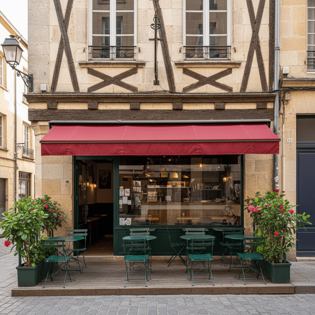 Fast-food 20m² à Bordeaux : extraction - cave/réserve