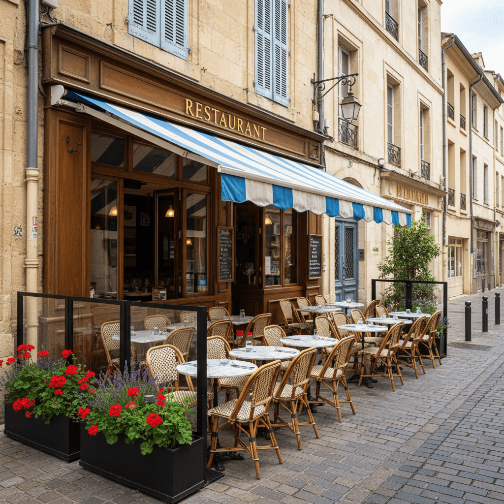 Restaurant 40m² à Montpellier : terrasse - licence IV