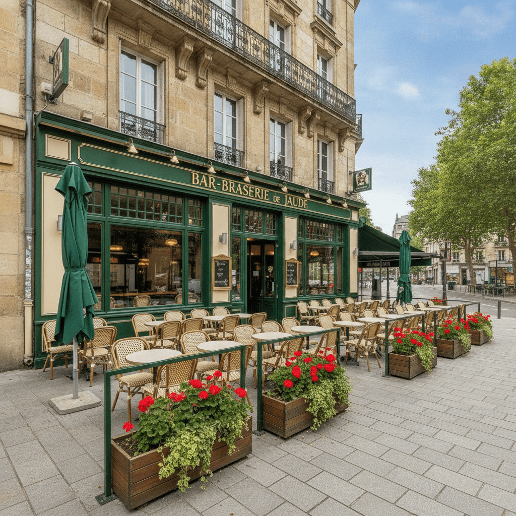 Bar-brasserie 183m² à Clermont-Ferrand : terrasse - licence IV