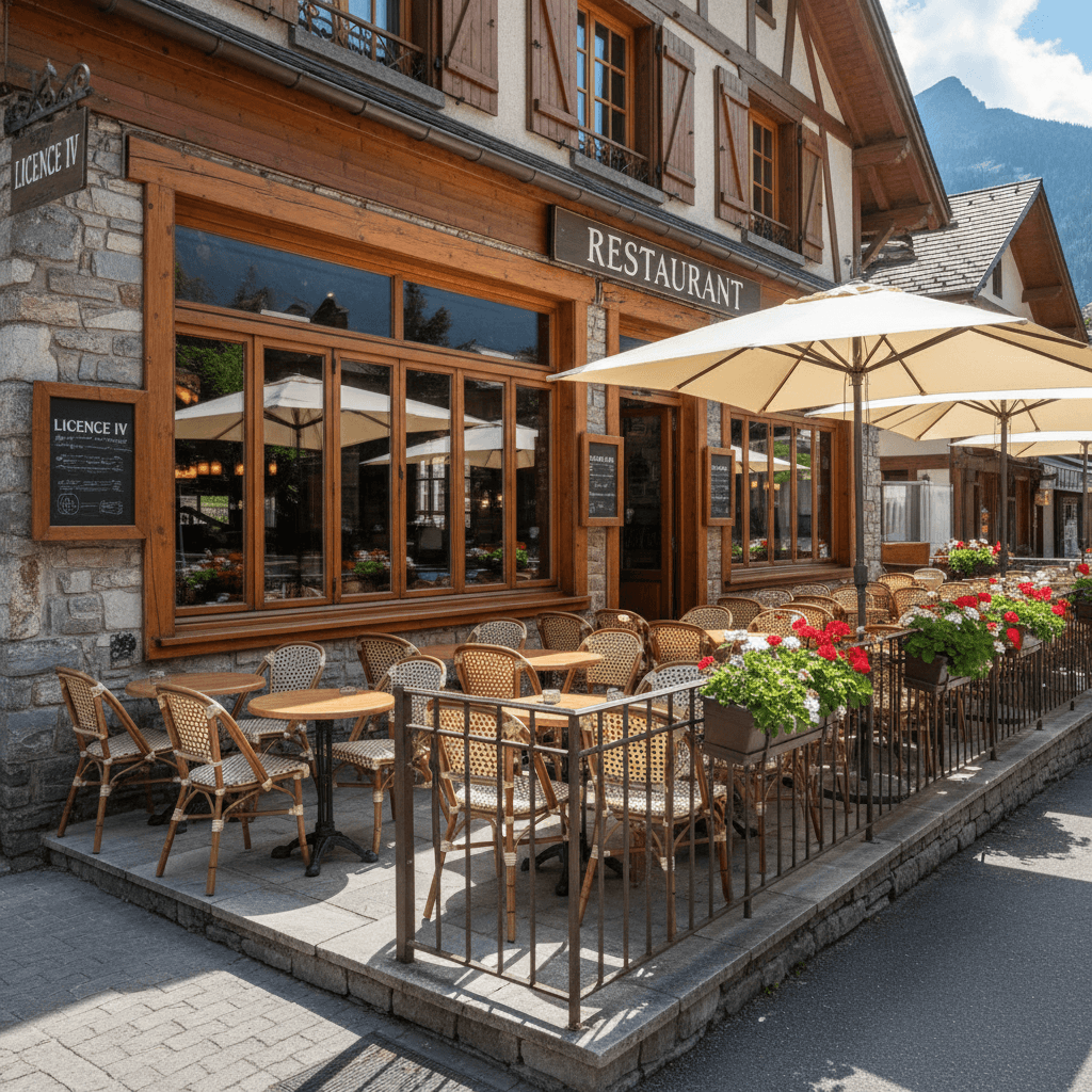 Restaurant à Annecy : terrasse - licence IV