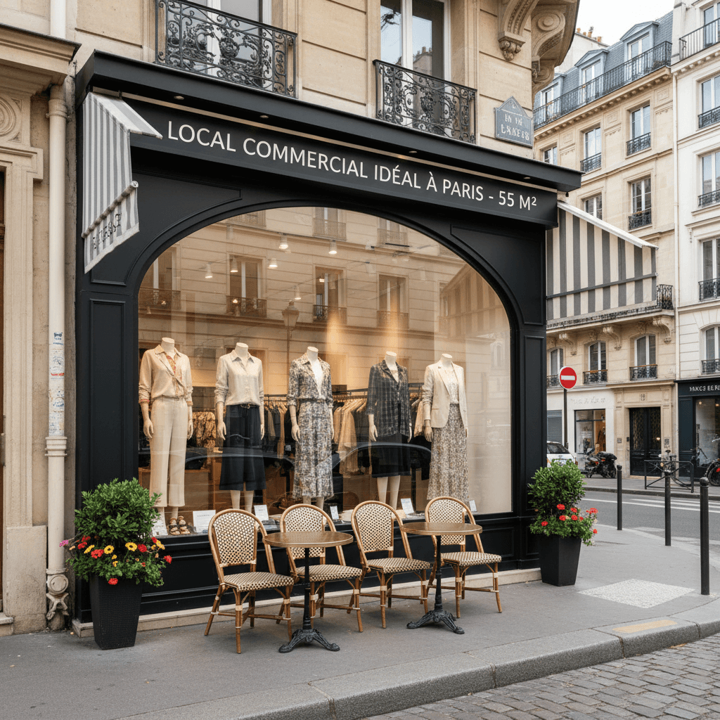 Local Commercial Idéal à Paris - 55 m²