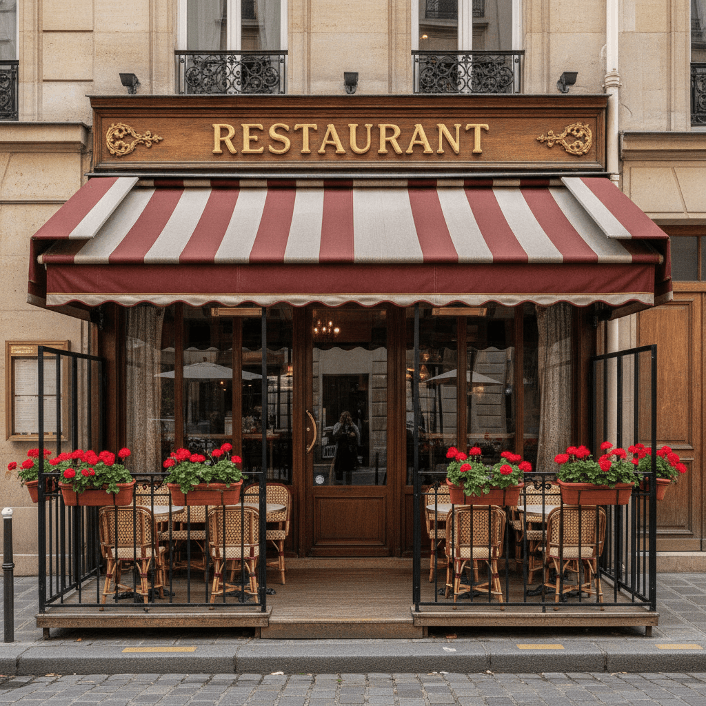 Restaurant 172m² à Paris : terrasse - licence IV