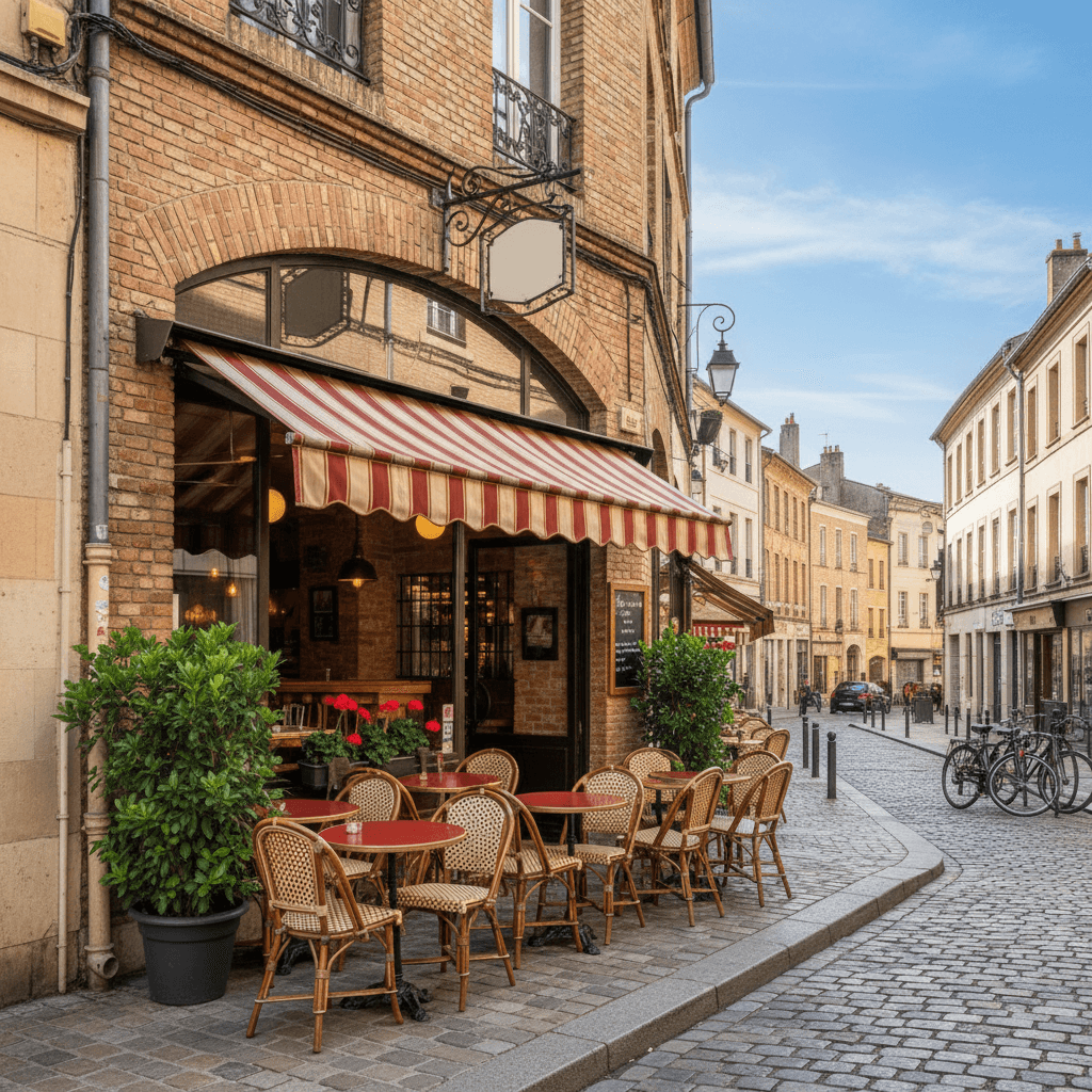 Restaurant 100m² à Toulouse : terrasse - extraction