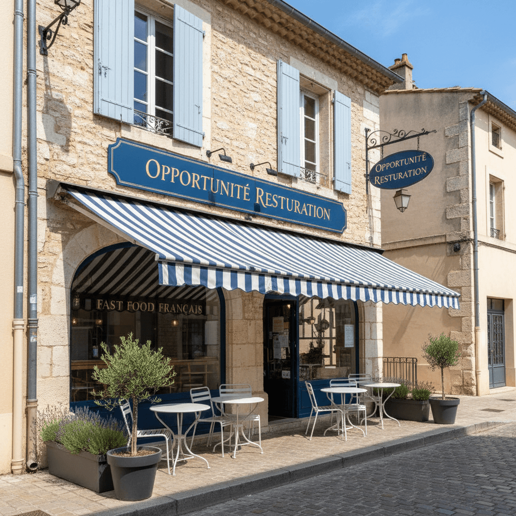 Fast-food 69m² à Aix-En-Provence : terrasse - extraction