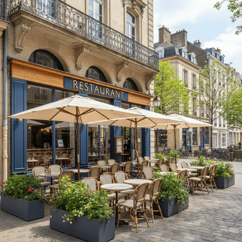 Restaurant à Nantes : terrasse - licence IV